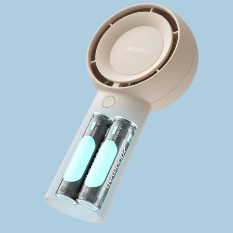 Mini wentylator Jisulife Handheld Fan Life5 Plus 4000 mAh przenośny wiatraczek USB - beżowy Mini wentylator Jisulife Handheld Fan Life5 Plus 4000 mAh przenośny wiatraczek USB - beżowy