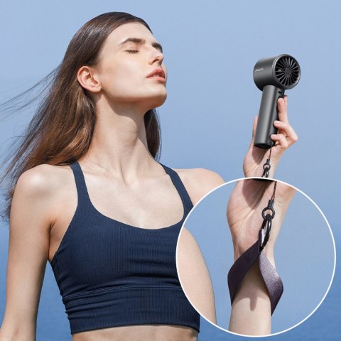 Mini wentylator Jisulife Handheld Fan Pro1 S FA53PRO przenośny wiatraczek USB - ciemnoszary Mini wentylator Jisulife Handheld Fan Pro1 S FA53PRO przenośny wiatraczek USB - ciemnoszary