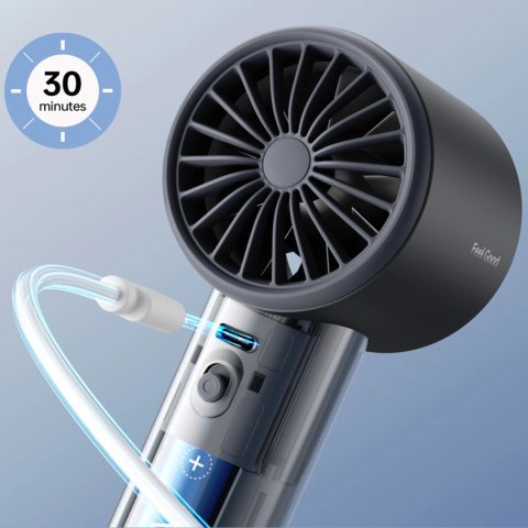 Mini wentylator Jisulife Handheld Fan Pro1 S FA53PRO przenośny wiatraczek USB - ciemnoszary Mini wentylator Jisulife Handheld Fan Pro1 S FA53PRO przenośny wiatraczek USB - ciemnoszary