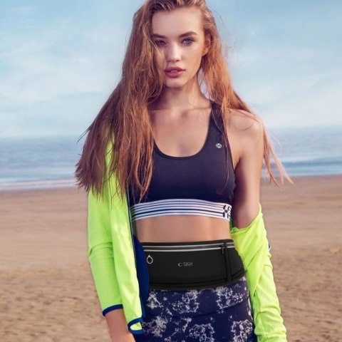 Saszetka Tech-Protect M3 Universal Sport Waist Bag - czarna Saszetka Tech-Protect M3 Universal Sport Waist Bag - czarna