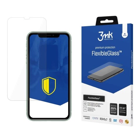 Szkło hybrydowe 3mk FlexibleGlass™ na iPhone 11 Szkło hybrydowe 3mk FlexibleGlass™ na iPhone 11