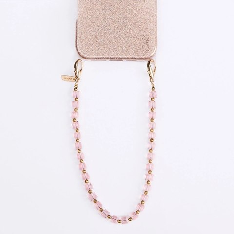 Zawieszka UNIQ Coehl Candy Gem Handstrap uniwersalny sznurek do telefonu na rękę - różowa Zawieszka UNIQ Coehl Candy Gem Handstrap uniwersalny sznurek do telefonu na rękę - różowa