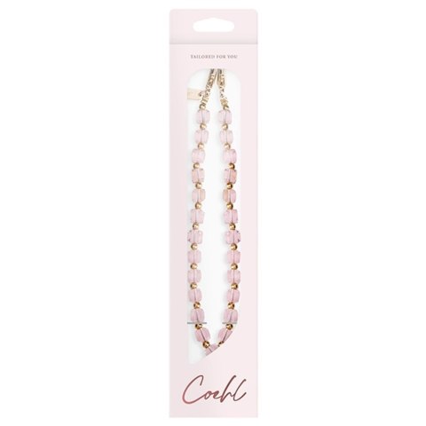 Zawieszka UNIQ Coehl Candy Gem Handstrap uniwersalny sznurek do telefonu na rękę - różowa Zawieszka UNIQ Coehl Candy Gem Handstrap uniwersalny sznurek do telefonu na rękę - różowa