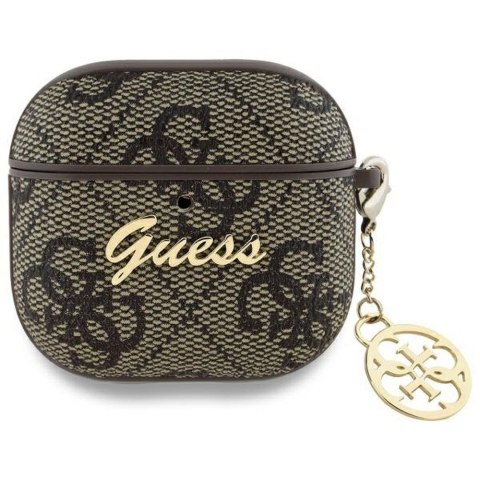 GUESS futerał do APPLE AirPods 4 GUA4G4GSMW (PU 4G W / Charm) brązowy