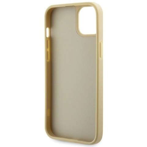 GUESS futerał do IPHONE 13 / 14 / 15 GUHCP14SHDGTPD (Rhinestone Triangle) złoty