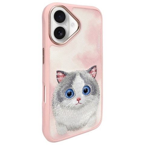 NIMMY futerał BIG EYED PET 2.0 Cat do IPHONE 16 różowy