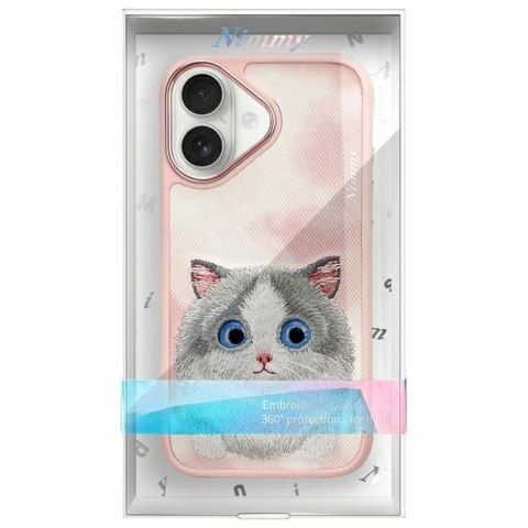 NIMMY futerał BIG EYED PET 2.0 Cat do IPHONE 16 różowy