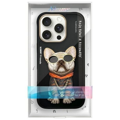 NIMMY futerał GLASSES COOL DOG do IPHONE 16 Pro Max czarny