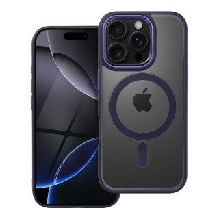 Futerał COLOR EDGE MAG COVER kompatybilny z MagSafe do IPHONE 16 Pro fioletowy