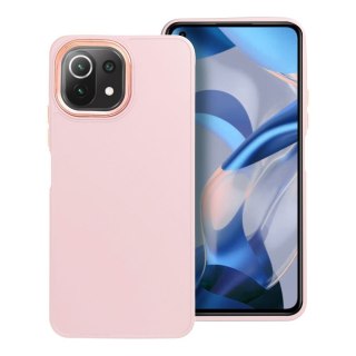 Futerał FRAME do XIAOMI Mi 11 Lite 5G / Mi 11 Lite LTE ( 4G ) / Mi 11 Lite NE pudrowy róż
