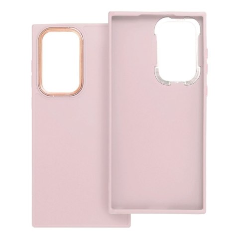 Futerał FRAME do SAMSUNG S22 Ultra pudrowy róż