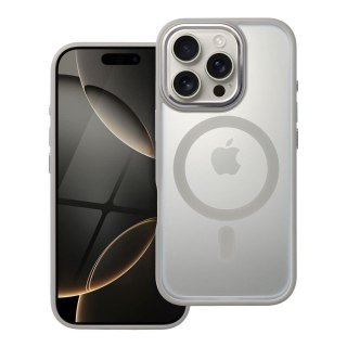 Futerał MATTE MAG COVER kompatybilny z MagSafe do IPHONE 16 Pro tytanowy
