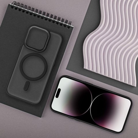 Futerał MATTE MAG COVER kompatybilny z MagSafe do SAMSUNG S25 ULTRA czarny