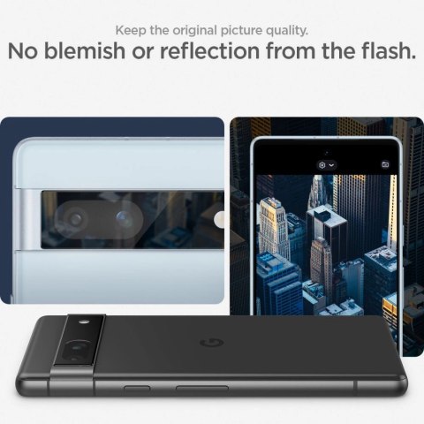 Osłona aparatu Spigen Glas.tR EZ Fit Optik Camera Protector na Google Pixel 7A - czarna 2 szt. Osłona aparatu Spigen Glas.tR EZ Fit Optik Camera Protector na Google Pixel 7A - czarna 2 szt.