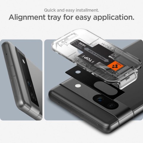 Osłona aparatu Spigen Glas.tR EZ Fit Optik Camera Protector na Google Pixel 7A - czarna 2 szt. Osłona aparatu Spigen Glas.tR EZ Fit Optik Camera Protector na Google Pixel 7A - czarna 2 szt.