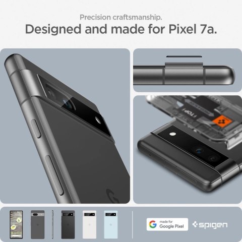 Osłona aparatu Spigen Glas.tR EZ Fit Optik Camera Protector na Google Pixel 7A - czarna 2 szt. Osłona aparatu Spigen Glas.tR EZ Fit Optik Camera Protector na Google Pixel 7A - czarna 2 szt.