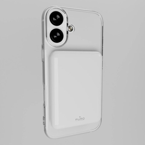 Powerbank Puro Power Mag 5000mAh 20W Power Delivery USB-C - biały