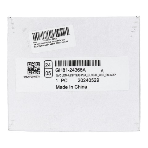 ServicePack Płytka ładowania usb SAMSUNG A05s A057F GH81-24366A ServicePack Płytka ładowania usb SAMSUNG A05s A057F GH81-24366A