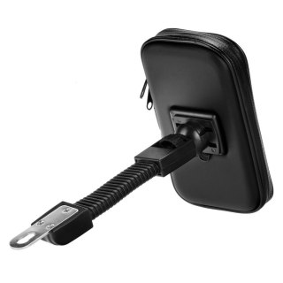 Uchwyt motocyklowy na zamek wodoodporny ( 6,4" - 8" ) CM757 czarny