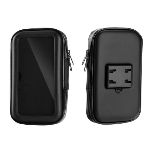 Uchwyt motocyklowy na zamek wodoodporny ( 6,4" - 8" ) CM757 czarny Uchwyt motocyklowy na zamek wodoodporny ( 6,4" - 8" ) CM757 czarny
