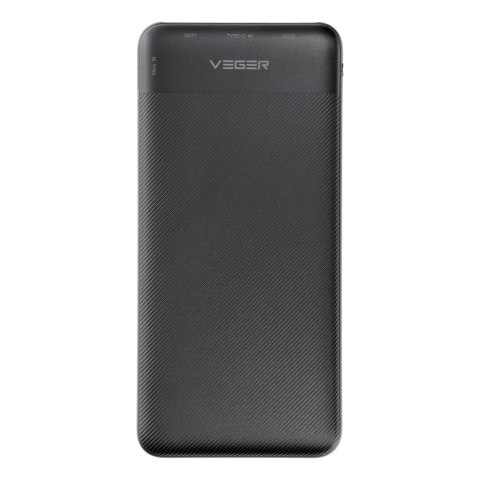 VEGER powerbank 10 000 mAh L10 (W1105) czarny EOL VEGER powerbank 10 000 mAh L10 (W1105) czarny EOL