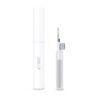 Zestaw czyszczący Tech-Protect CS02 do słuchawek 3w1 - biały