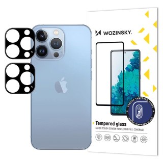 Czarne szkło na aparat Wozinsky Full Camera Glass na iPhone 17 Air, zestaw 2 sztuk