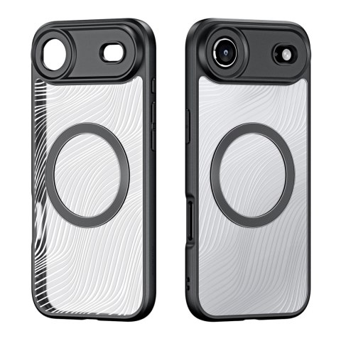 Etui Dux Ducis Aimo Mag z pierścieniem magnetycznym na iPhone 17 Air - czarne