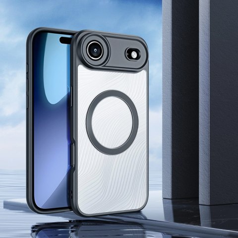 Etui Dux Ducis Aimo Mag z pierścieniem magnetycznym na iPhone 17 Air - czarne