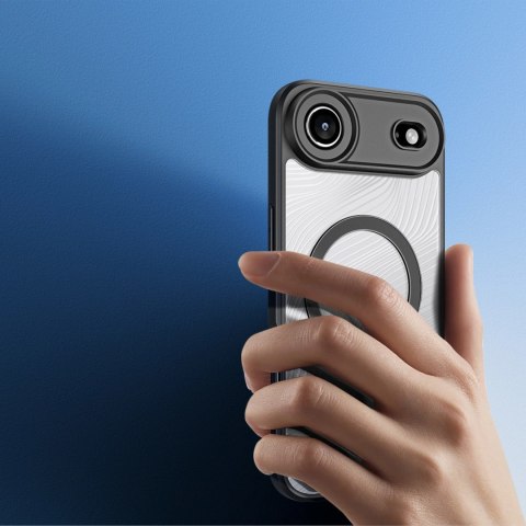 Etui Dux Ducis Aimo Mag z pierścieniem magnetycznym na iPhone 17 Air - czarne