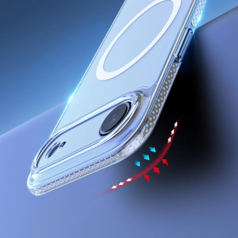 Etui Dux Ducis Clin Mag na iPhone 17 Air kompatybilne z MagSafe - przezroczyste