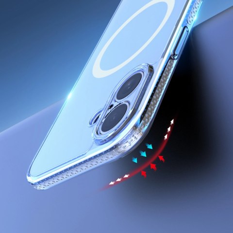 Etui Dux Ducis Clin Mag na iPhone 17 kompatybilne z MagSafe - przezroczyste