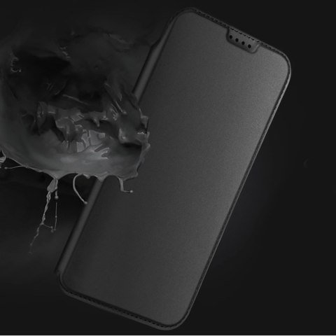 Etui Dux Ducis Skin Pro na iPhone 17 Pro Max z klapką i miejscem na kartę - czarne