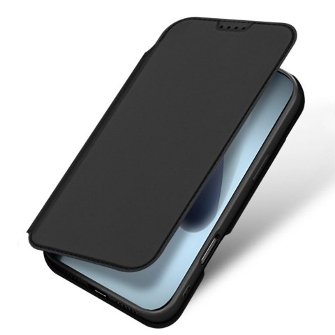 Etui Dux Ducis Skin Pro na iPhone 17 Pro z klapką i miejscem na kartę - czarne