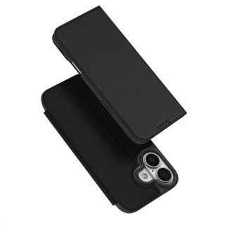 Etui Dux Ducis Skin Pro na iPhone 17 z klapką i miejscem na kartę - czarne