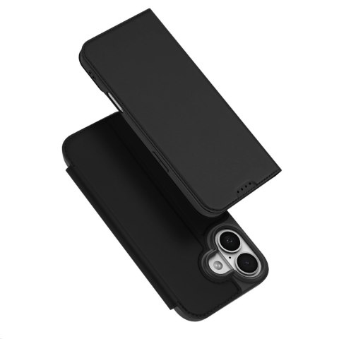 Etui Dux Ducis Skin Pro na iPhone 17 z klapką i miejscem na kartę - czarne