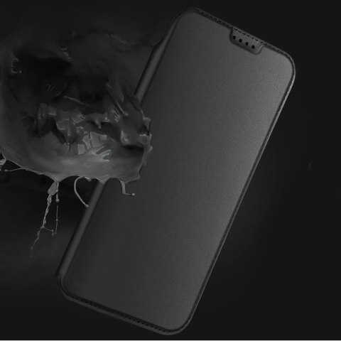 Etui Dux Ducis Skin Pro na iPhone 17 z klapką i miejscem na kartę - czarne