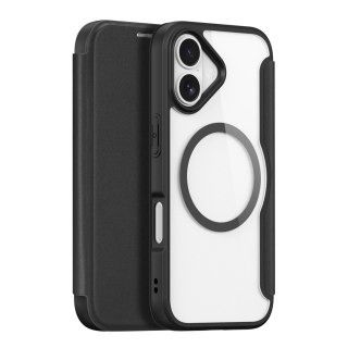 Etui Dux Ducis Skin X Pro na iPhone 17 z portfelem, kompatybilne z MagSafe - czarne