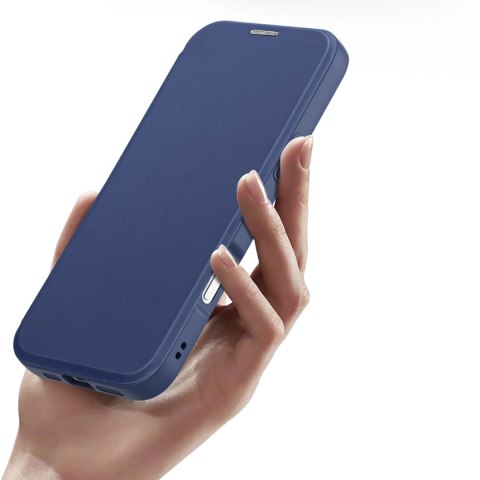 Etui Dux Ducis Skin X Pro na iPhone 17 z portfelem, kompatybilne z MagSafe - niebieskie