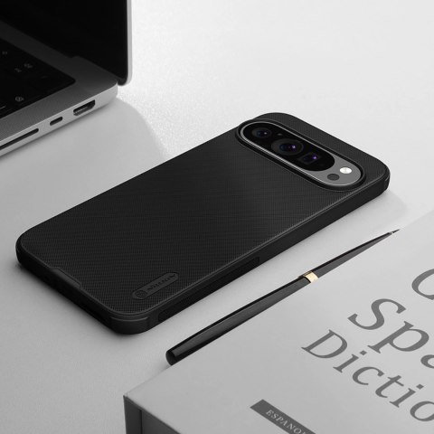 Etui Nillkin Super Frosted Shield Pro Magnetic Case do Google Pixel 9 - czarne Etui Nillkin Super Frosted Shield Pro Magnetic Case do Google Pixel 9 - czarne
