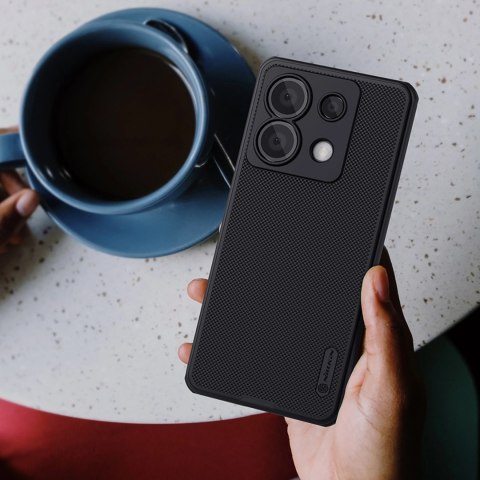 Etui Nillkin Super Frosted Shield Pro do Xiaomi Redmi Note 13 Pro 4G / Poco X6 5G - czarne Etui Nillkin Super Frosted Shield Pro do Xiaomi Redmi Note 13 Pro 4G / Poco X6 5G - czarne