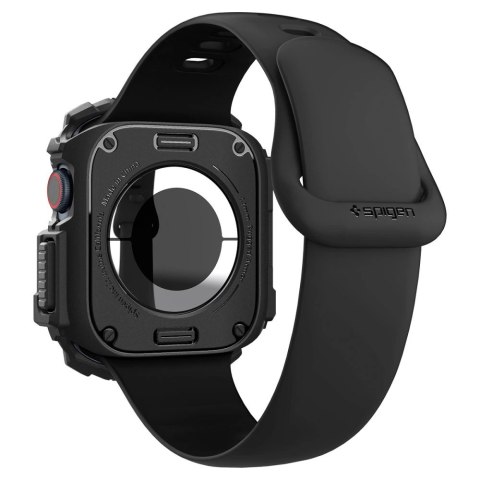 Etui Spigen Rugged Armor na Apple Watch 10 (42 mm) - czarne Etui Spigen Rugged Armor na Apple Watch 10 (42 mm) - czarne