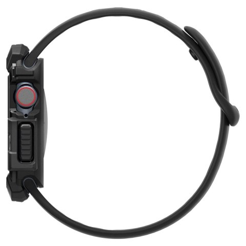 Etui Spigen Rugged Armor na Apple Watch 10 (42 mm) - czarne Etui Spigen Rugged Armor na Apple Watch 10 (42 mm) - czarne