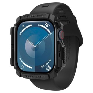 Etui Spigen Rugged Armor na Apple Watch 10 46 mm - czarne