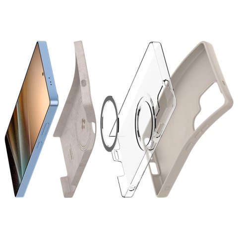 Etui Spigen Silicone Fit Mag na Samsung Galaxy S25Ultra - tytanowy Etui Spigen Silicone Fit Mag na Samsung Galaxy S25Ultra - tytanowy