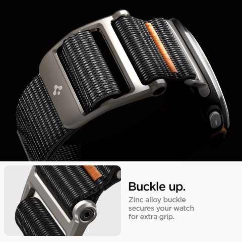 Pasek Spigen DuraPro na Samsung Galaxy Watch Ultra 47 mm - czarny
