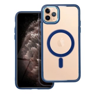 Futerał COLOR EDGE MAG COVER kompatybilny z MagSafe do IPHONE 11 Pro Max niebieski