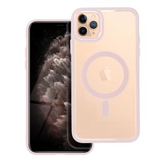 Futerał COLOR EDGE MAG COVER kompatybilny z MagSafe do IPHONE 11 Pro Max różowy