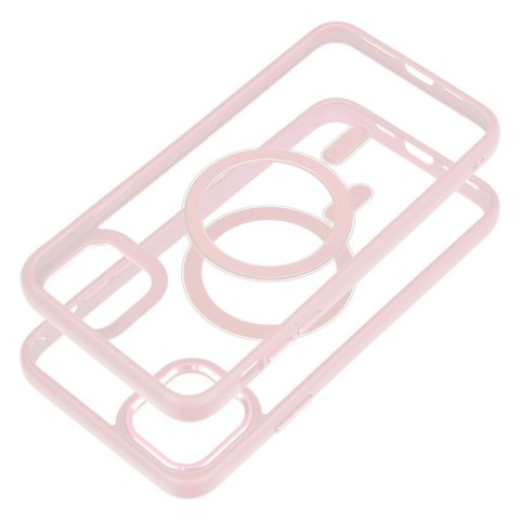Futerał COLOR EDGE MAG COVER kompatybilny z MagSafe do IPHONE 11 Pro Max różowy