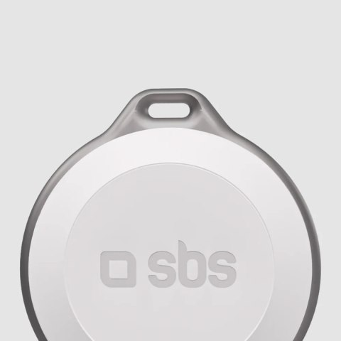 Lokalizator SBS Track My Circle wodoodporny IP65 kompatybilny z Apple Find My - biały